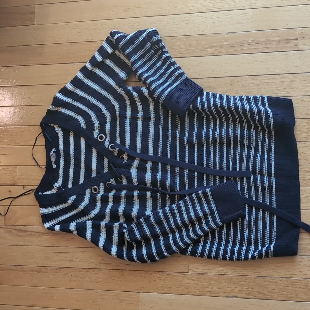 2/$20 or 3/$25 Motherhood Maternity Navy Striped Sweater